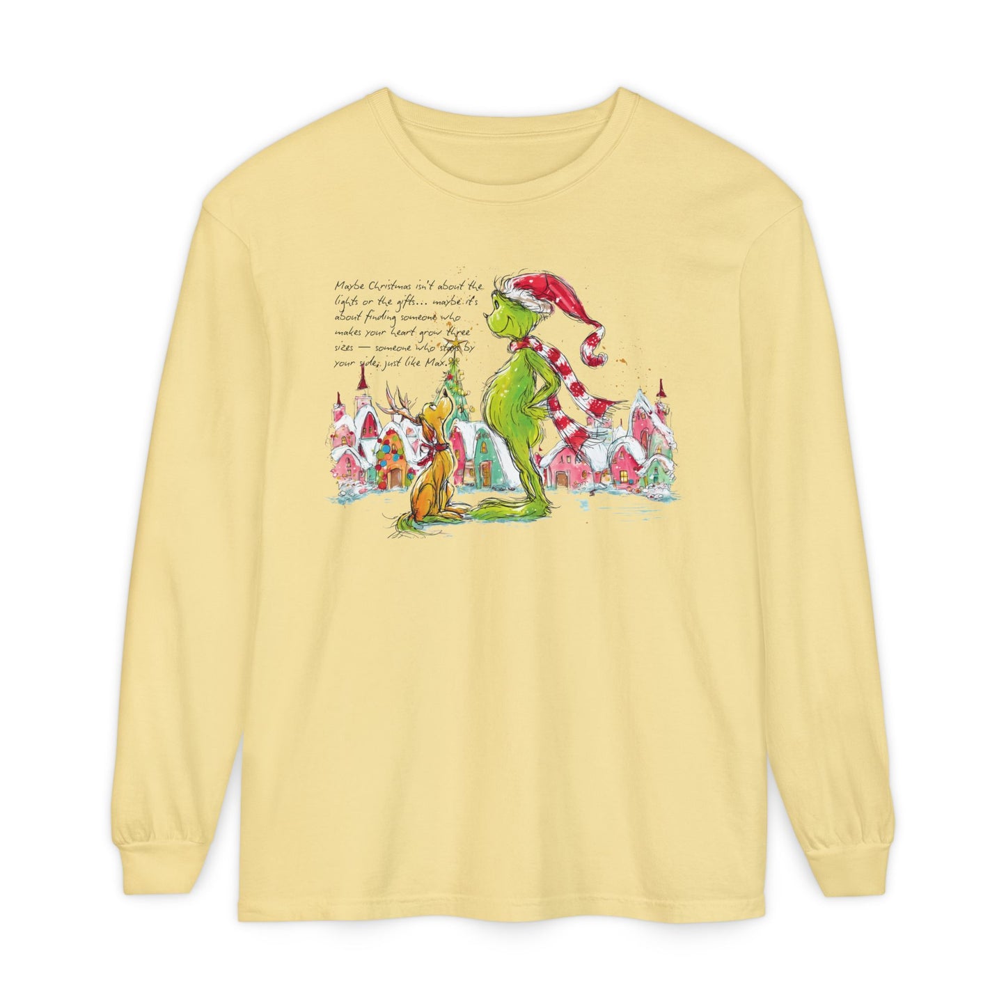 Grinch Heart Long Sleeve