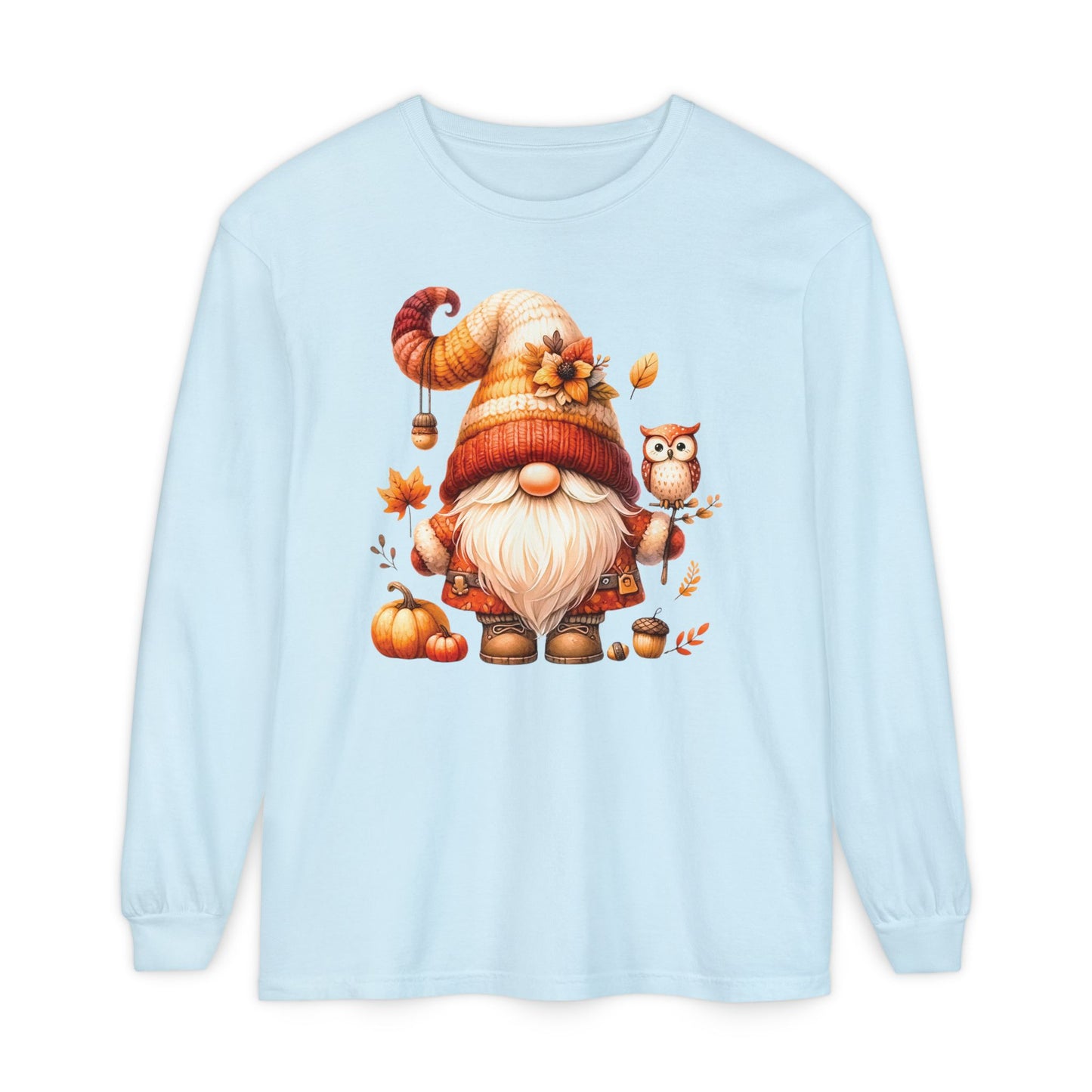 Hello Fall Gnome Long Sleeve