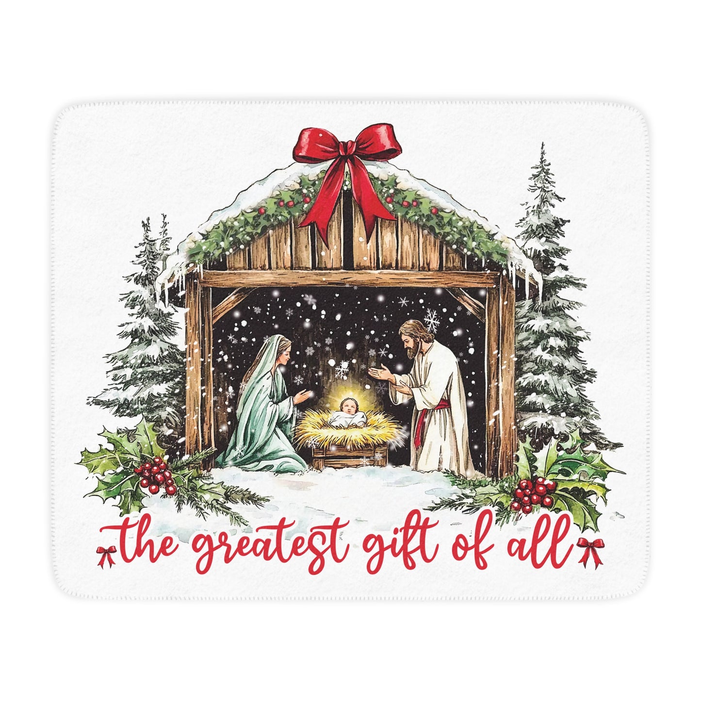 Greatest Gift Sherpa Blanket