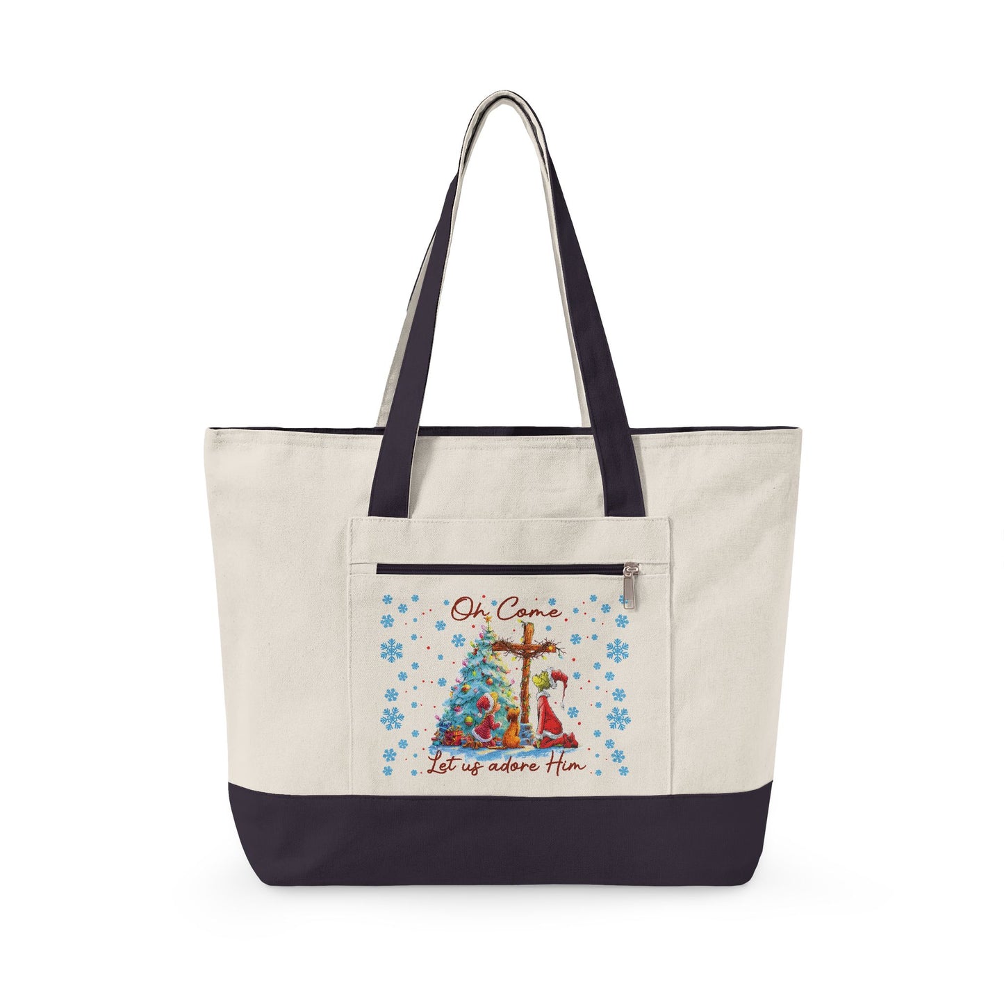 Let Us Adore Him Canvas Tote
