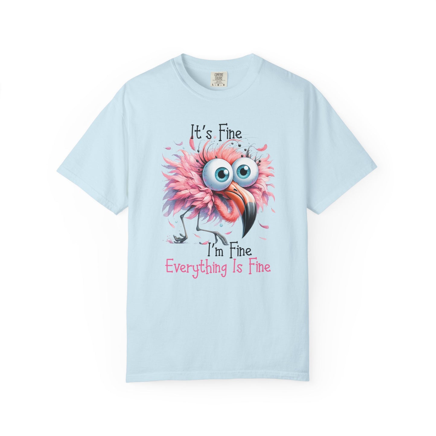 I'm Fine Flamingo T-shirt