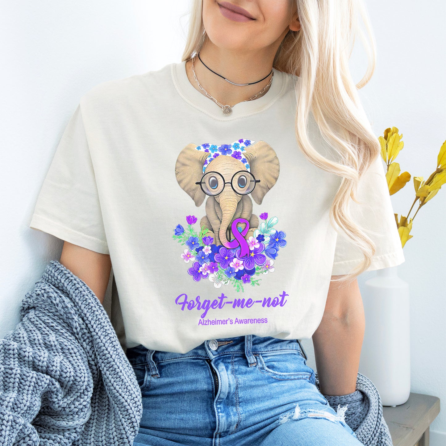 Alzheimer's Awareness Forget-Me-Not T-shirt