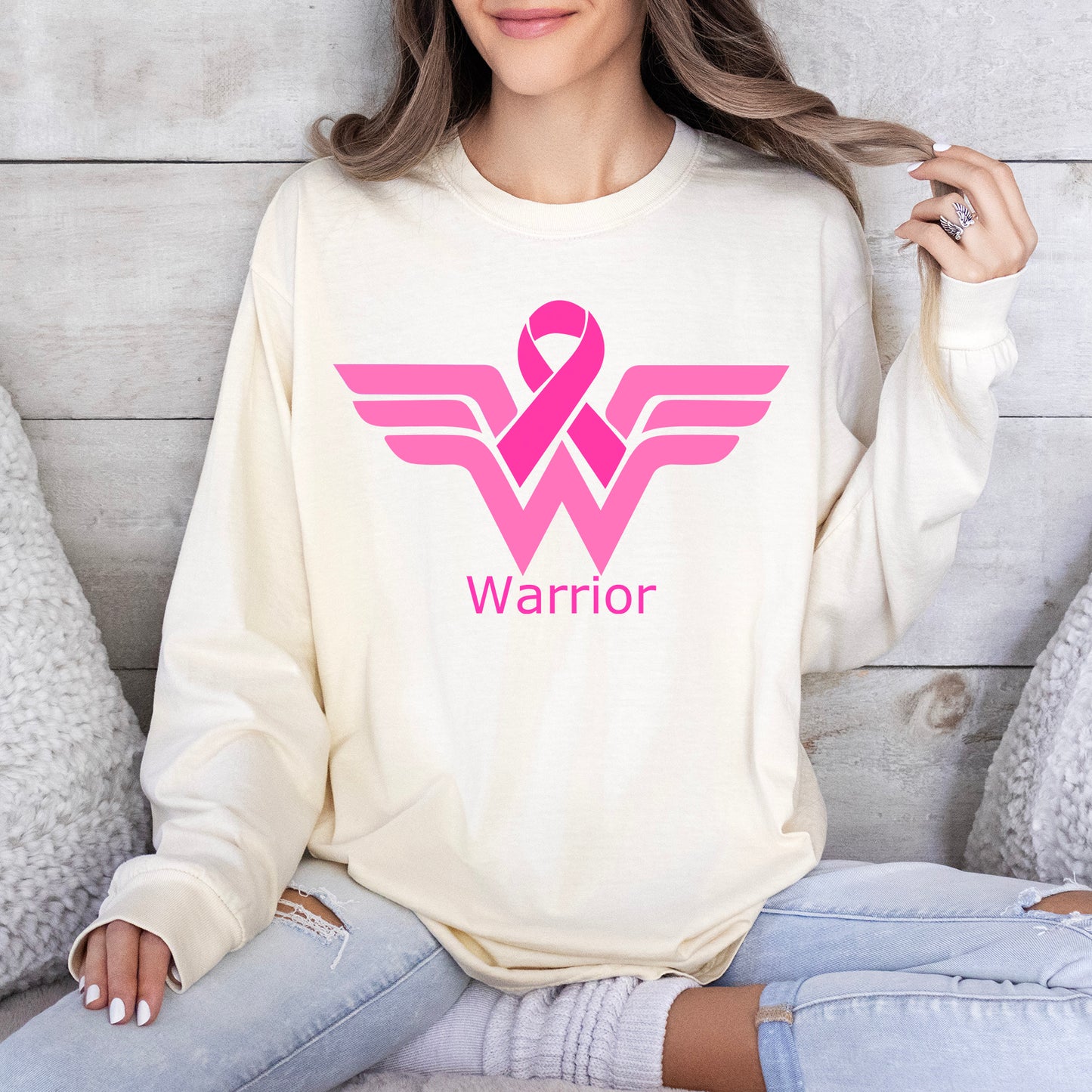 Breast Cancer Warrior Long Sleeve