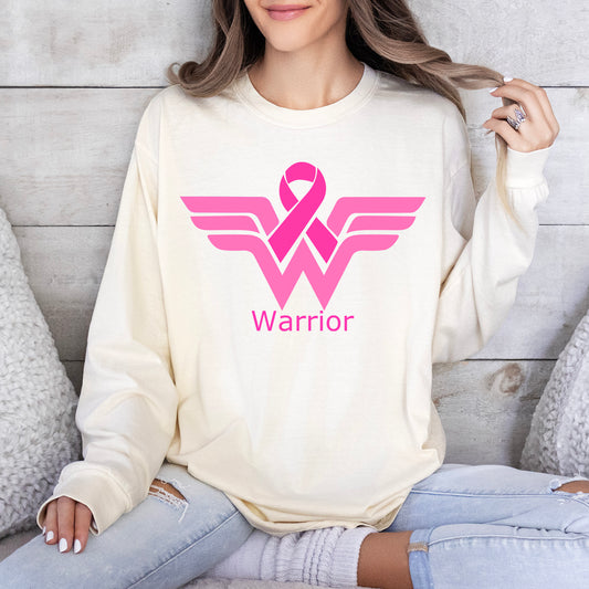 Breast Cancer Warrior Long Sleeve