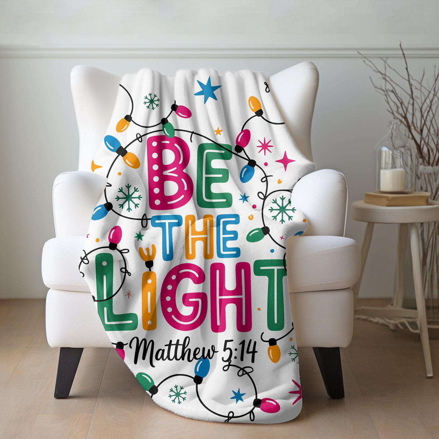 Be The Light Sherpa Blanket