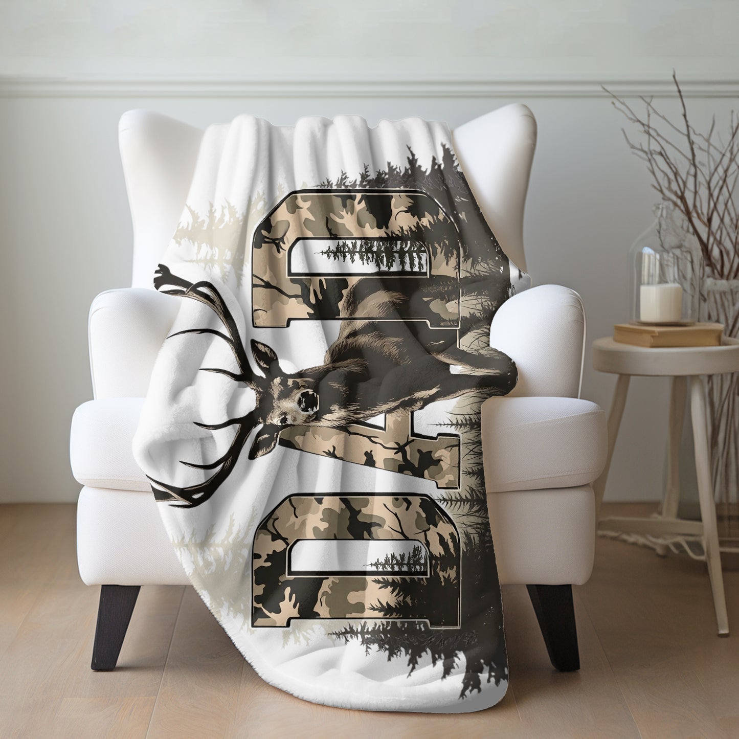 Camo Dad Sherpa Blanket