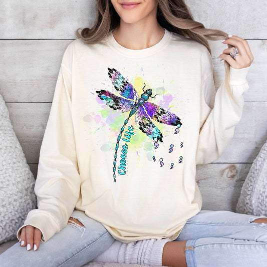 Suicide Prevention Choose Life Long Sleeve