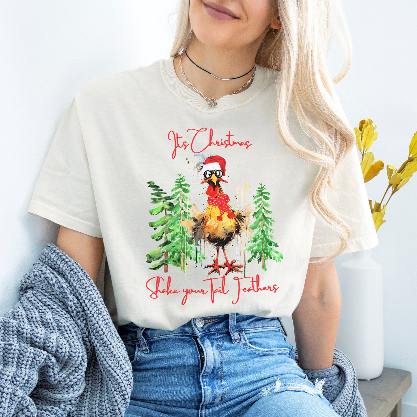 Christmas Chicken T-shirt