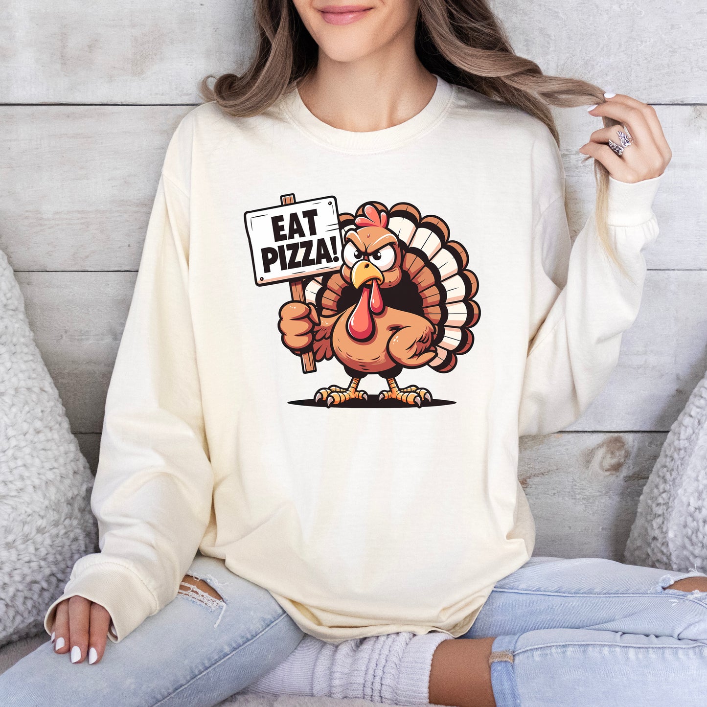 Eat Pizza Long Sleeve