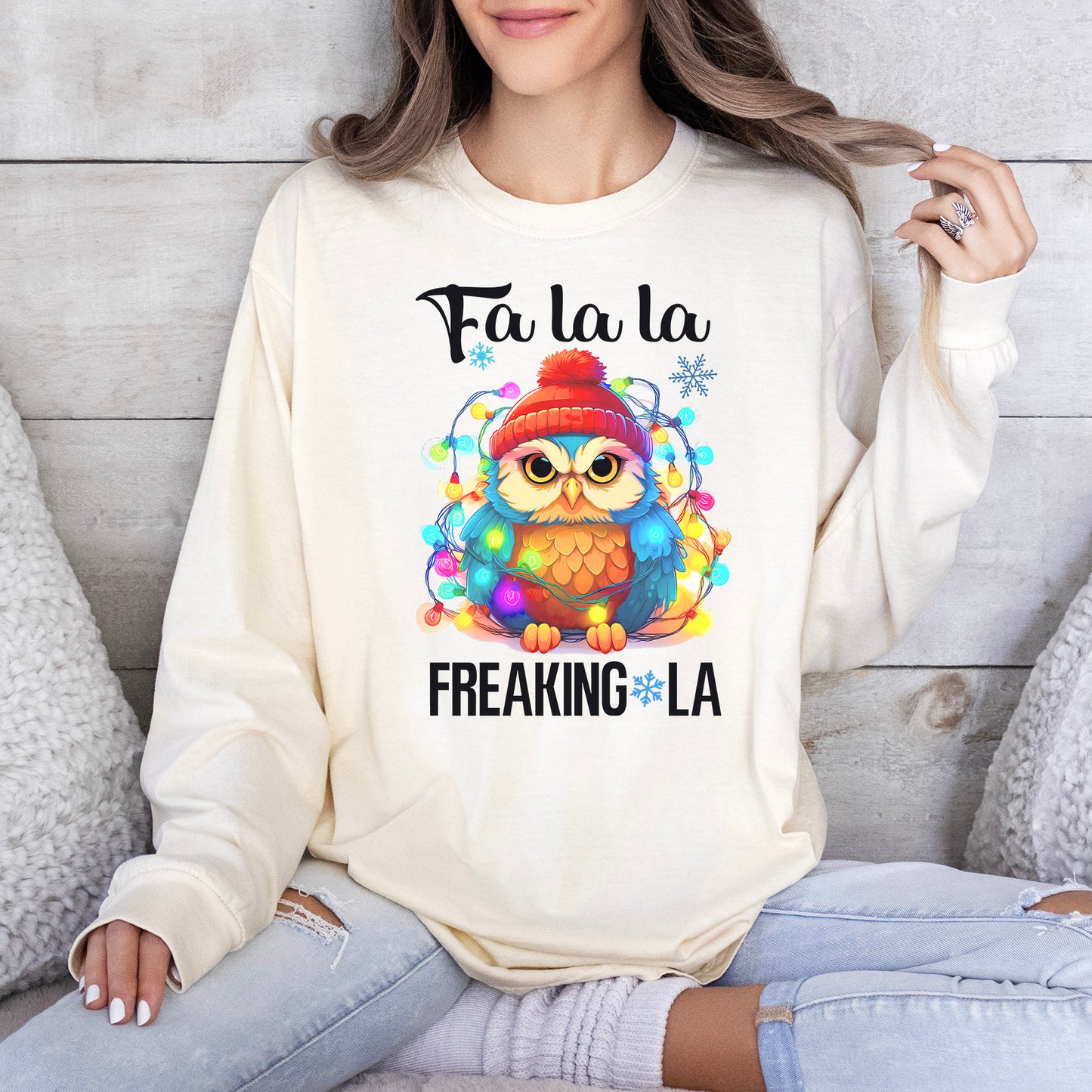 Fa La La Owl Long Sleeve