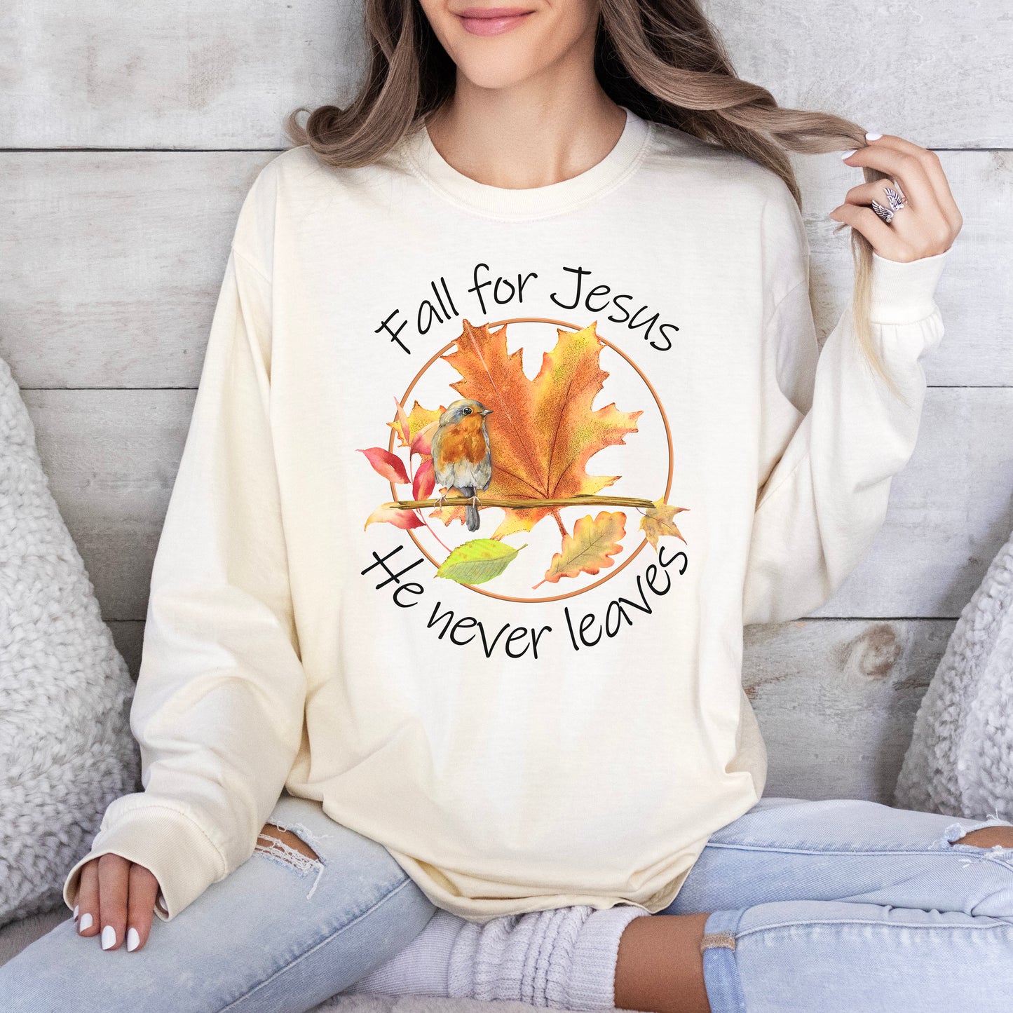 Fall For Jesus Long Sleeve