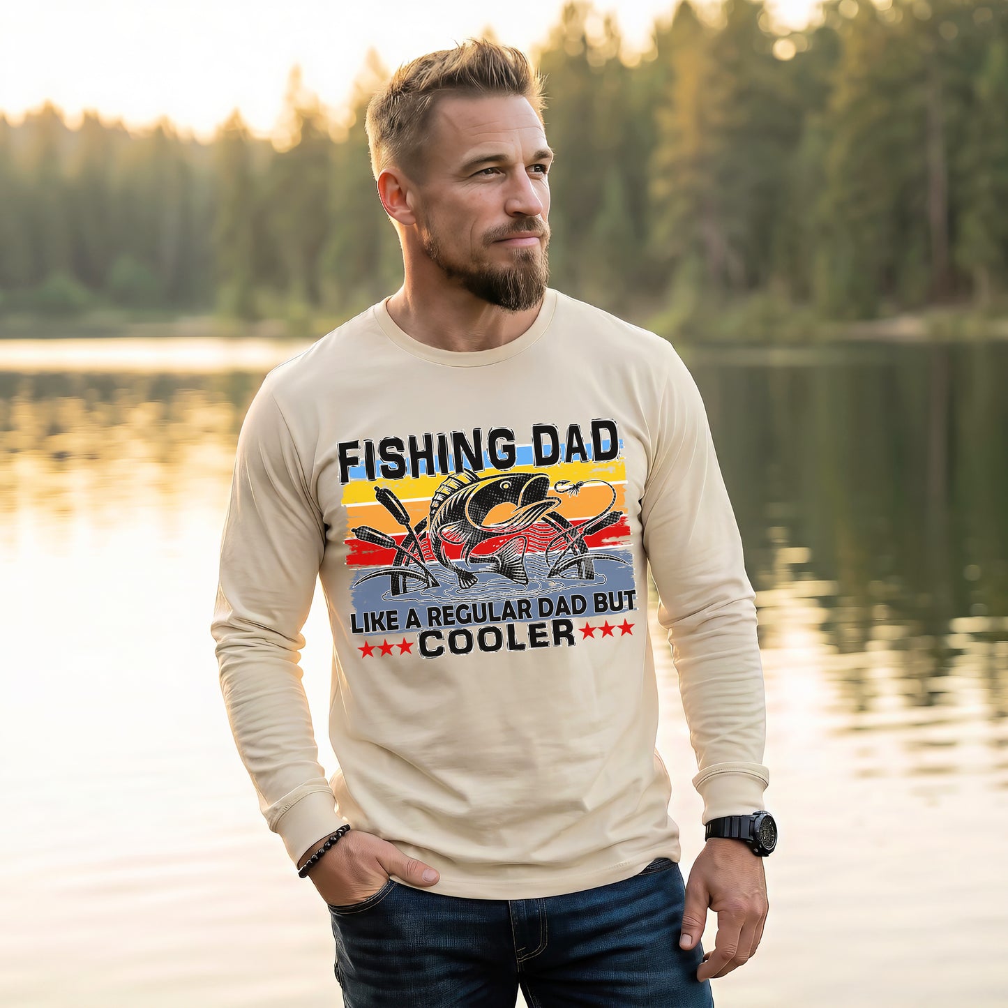 Fishing Dad Long Sleeve