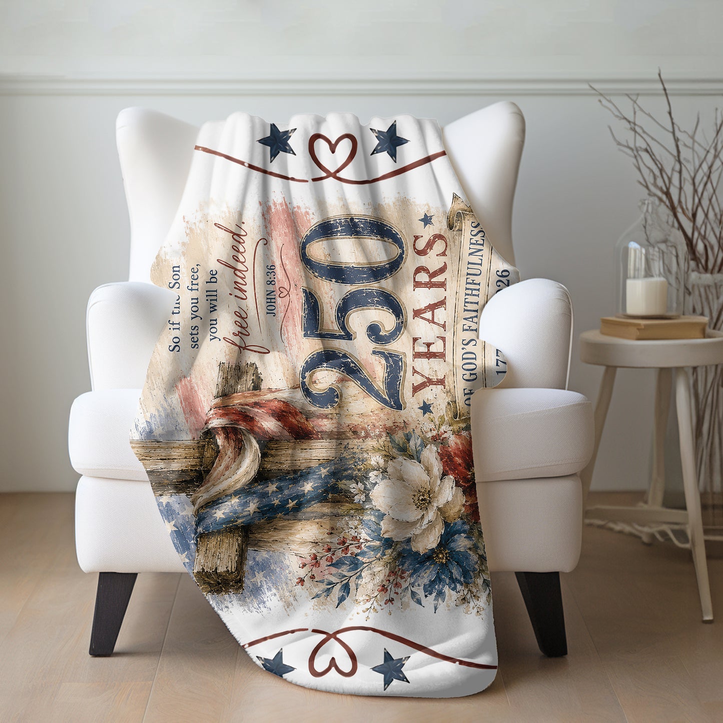 Free Indeed Sherpa Blanket