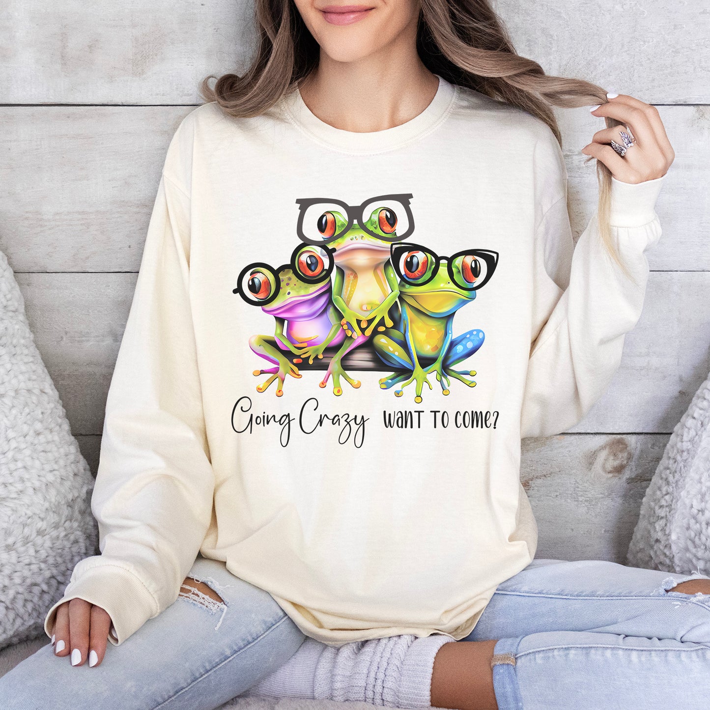 Going Crazy Frogs Long Sleeve