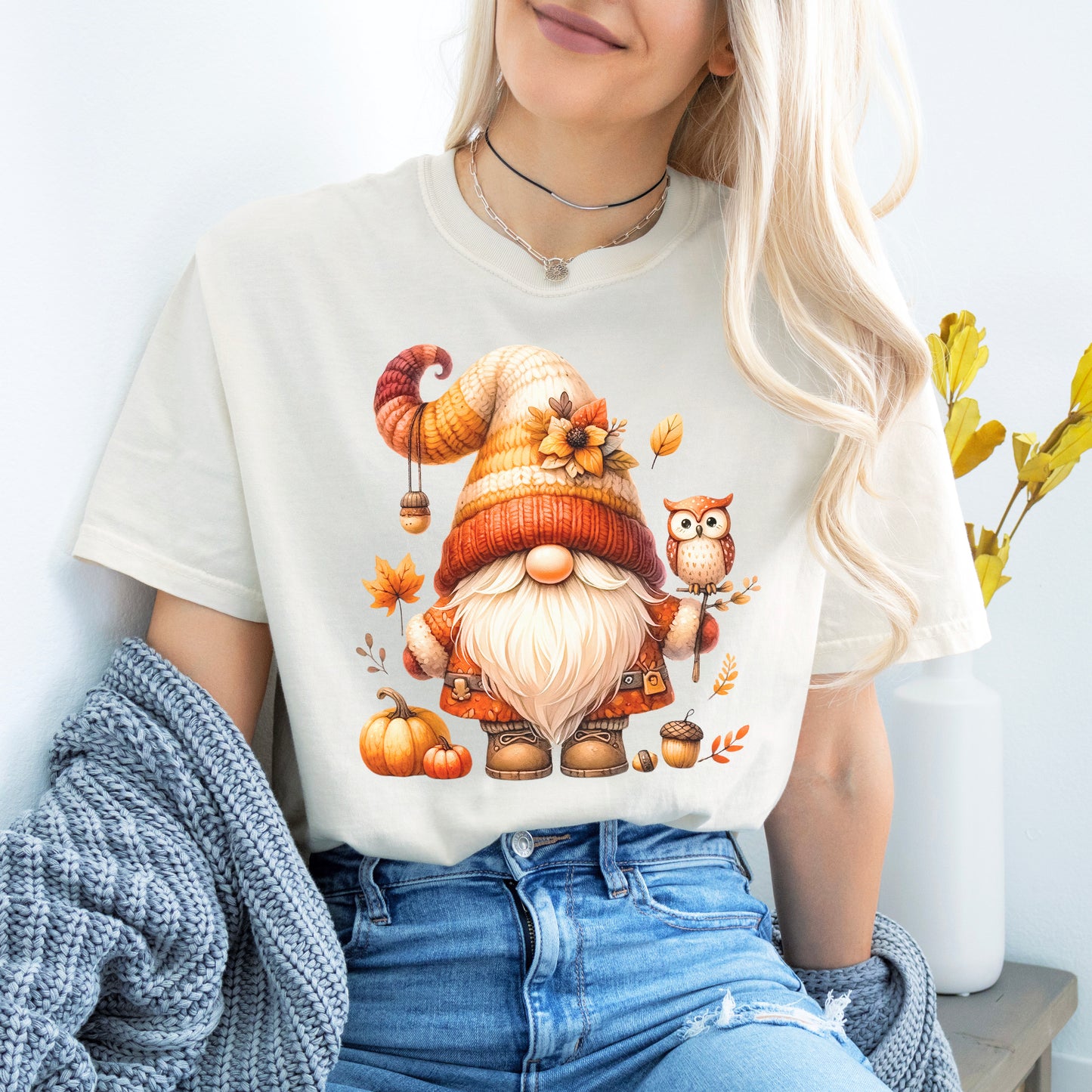Hello Fall Gnome T-shirt
