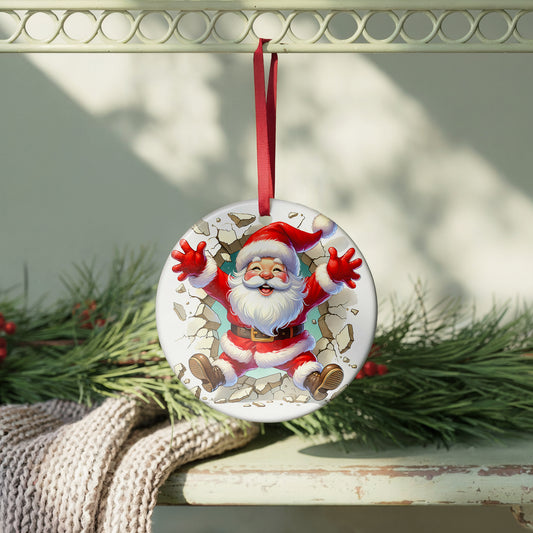 Here Comes Santa Claus Ornament
