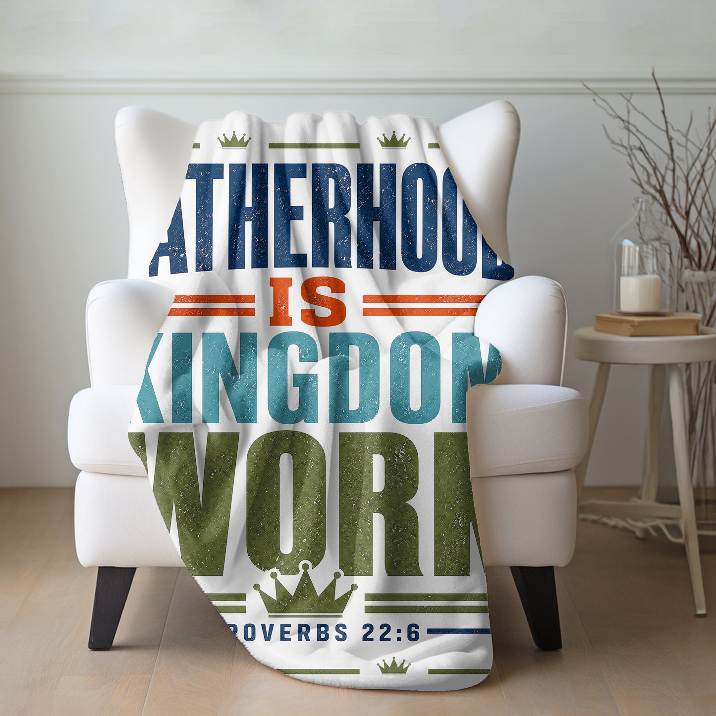 Kingdom Work Sherpa Blanket