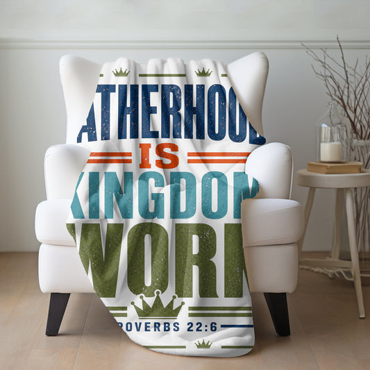 Kingdom Work Sherpa Blanket