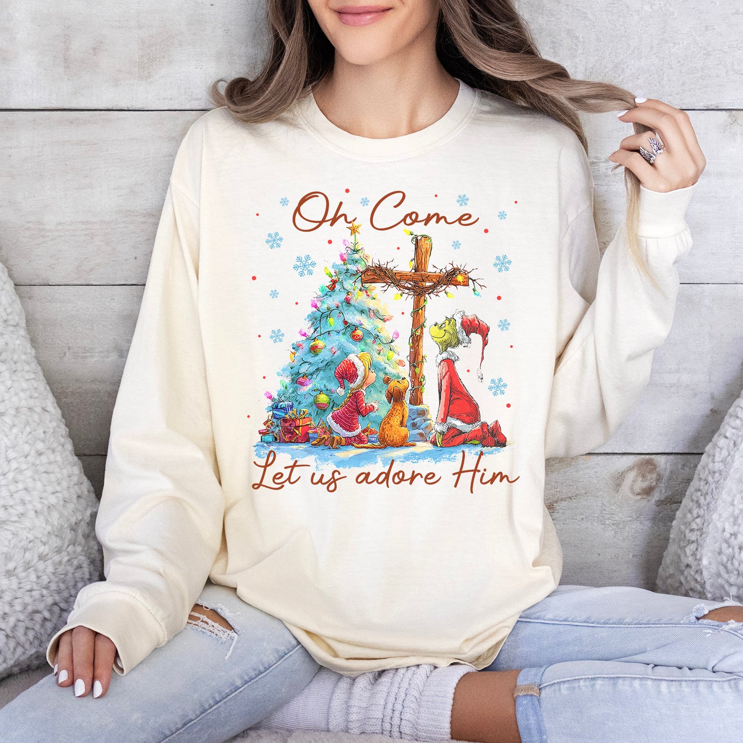 Let Us Adore Him Long Sleeve