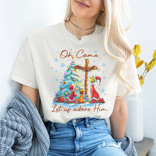 Let Us Adore Him T-shirt