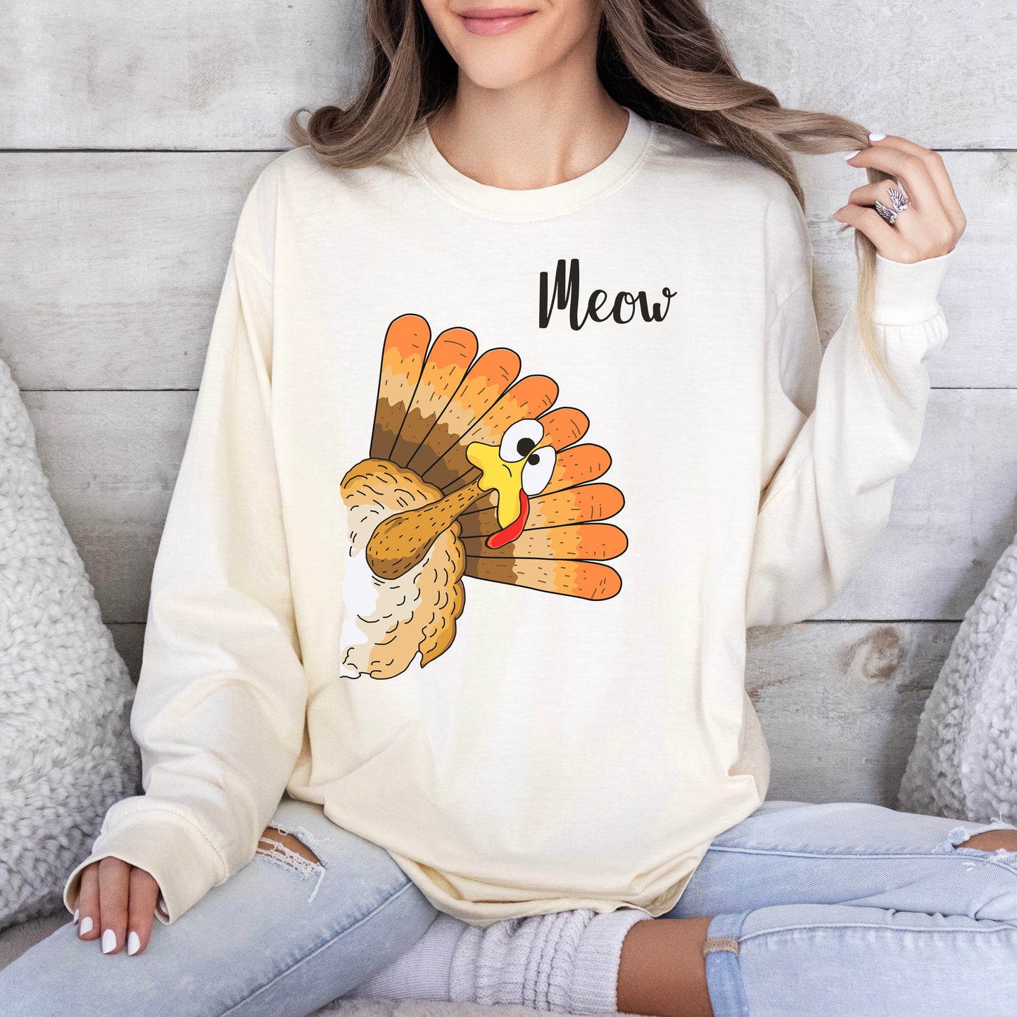 Meowing Turkey Long Sleeve