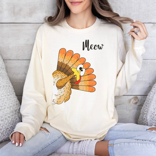 Meowing Turkey Long Sleeve