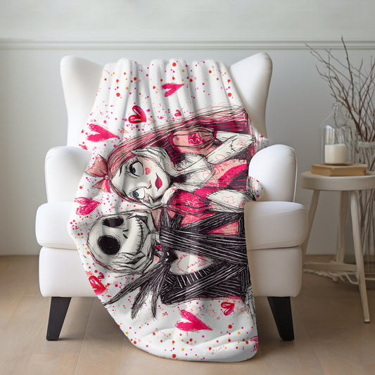 NIghtmare Valentine Sherpa Blanket