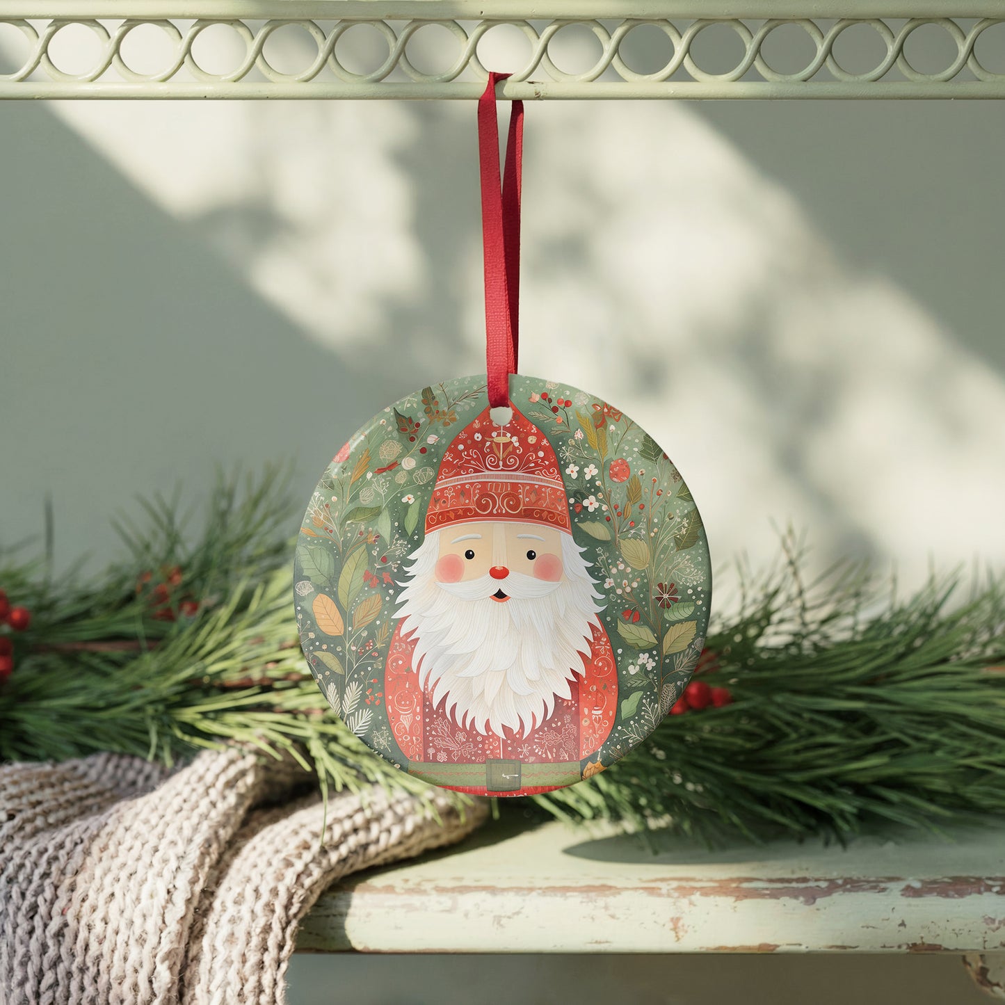 Nordic Santa Ornament