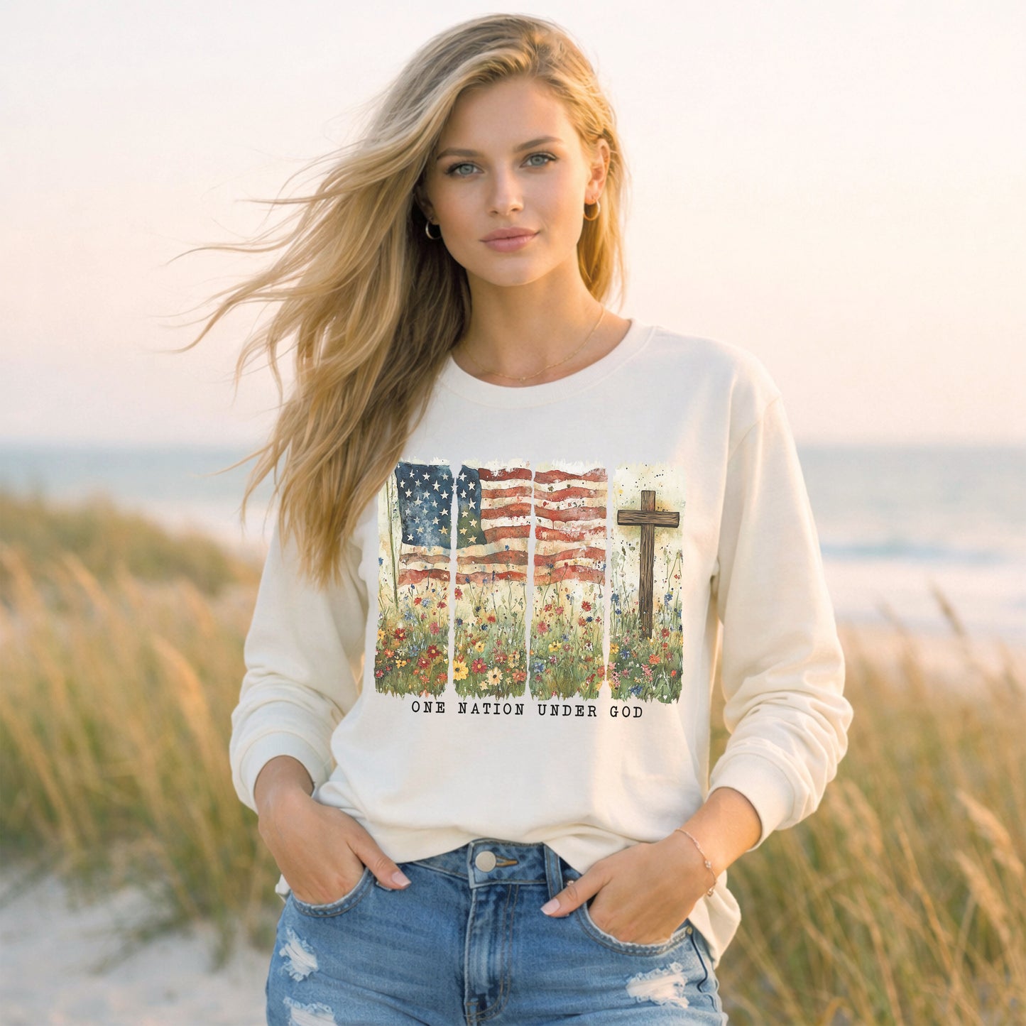 One Nation Long Sleeve