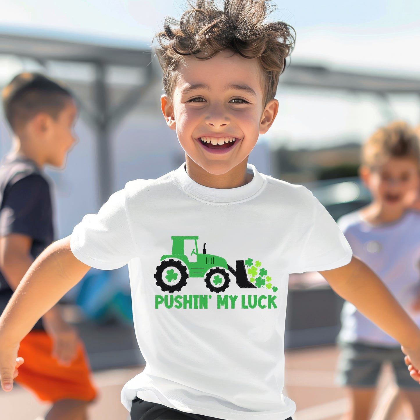 Pushing My Luck Kids Tee