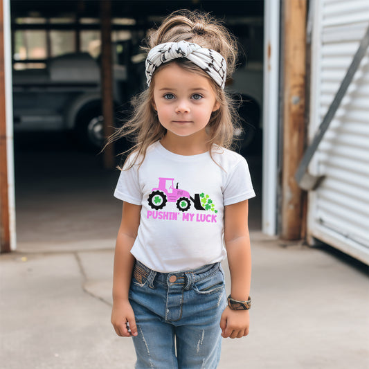 Pushing My Luck Kids Tee