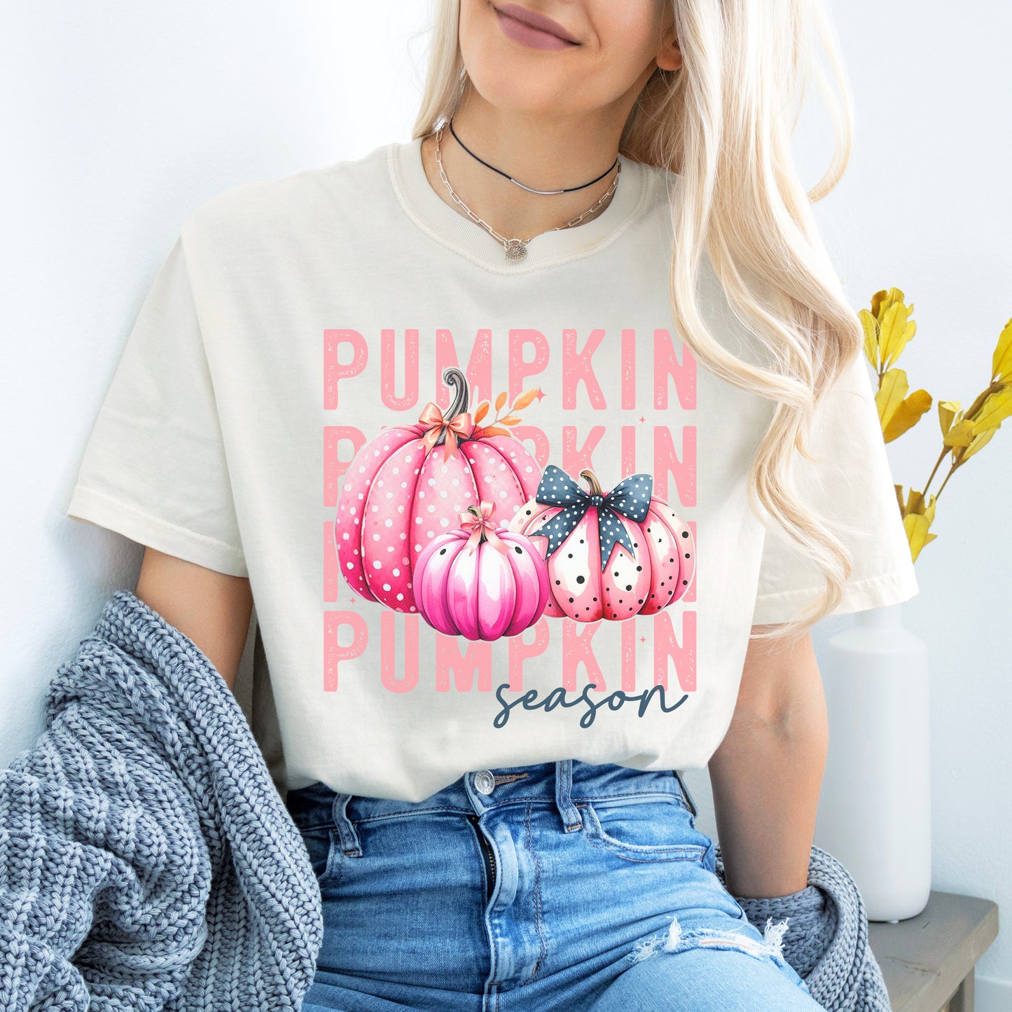 Breast Cancer Pink Pumpkin T-shirt