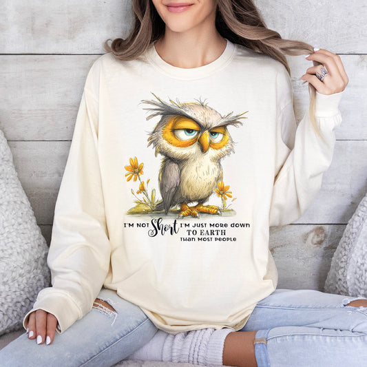 Short Owl Long Sleeve