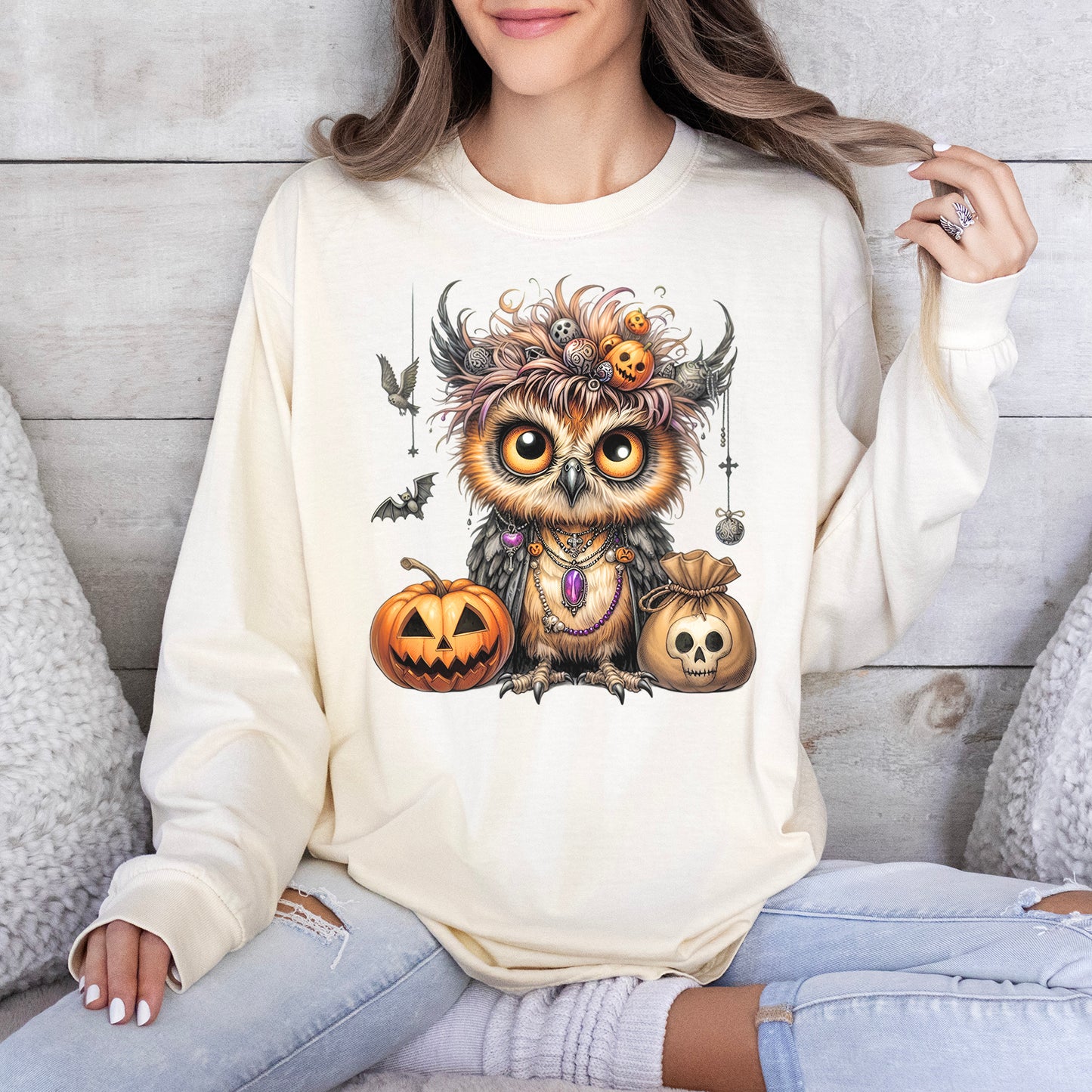 Spooky Owl Long Sleeve