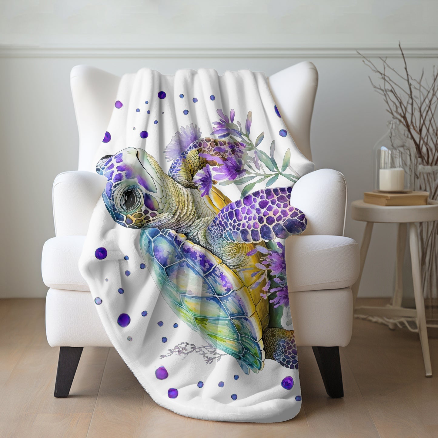 Turtley Love You Sherpa Blanket