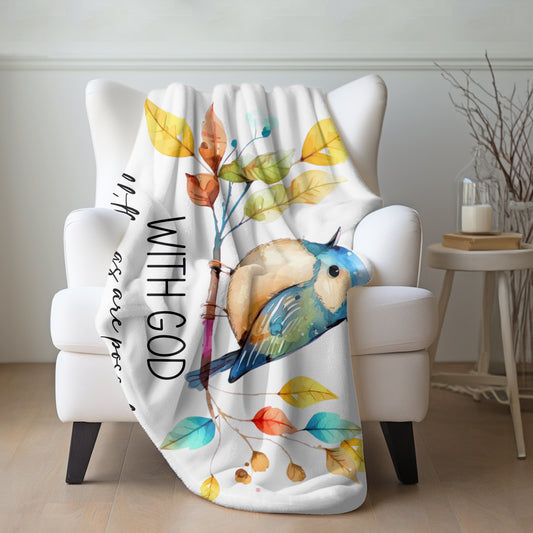 Wings Of Faith Sherpa Blanket