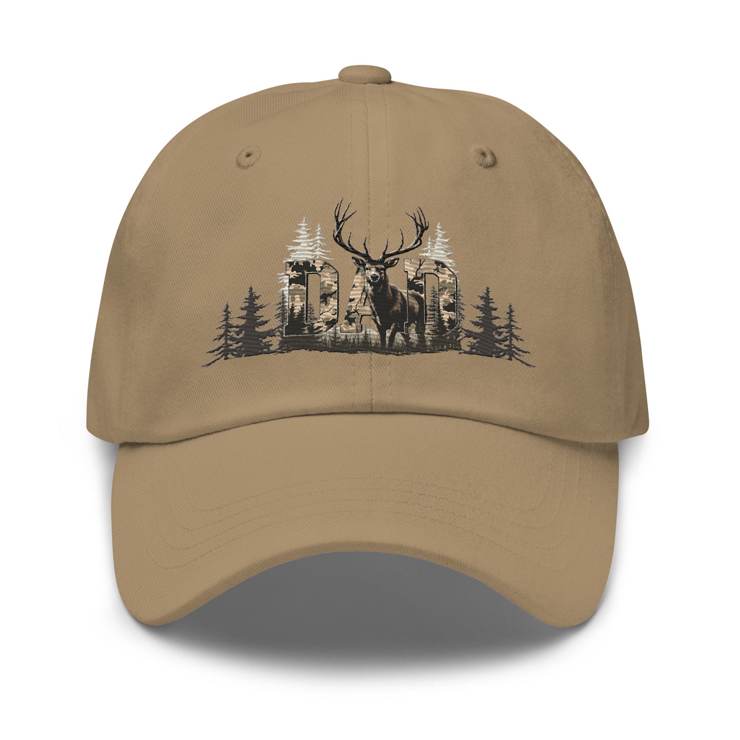 Camo Dad Embroidered Cap