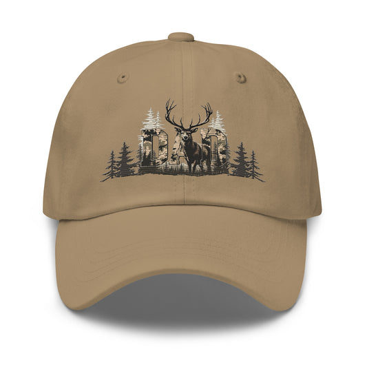 Camo Dad Embroidered Cap
