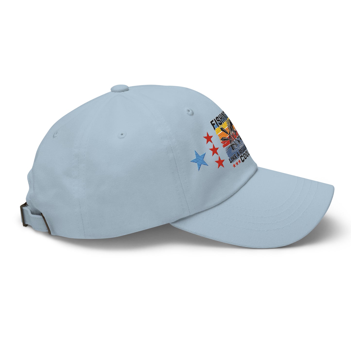 Fishing Dad Embroidered Cap