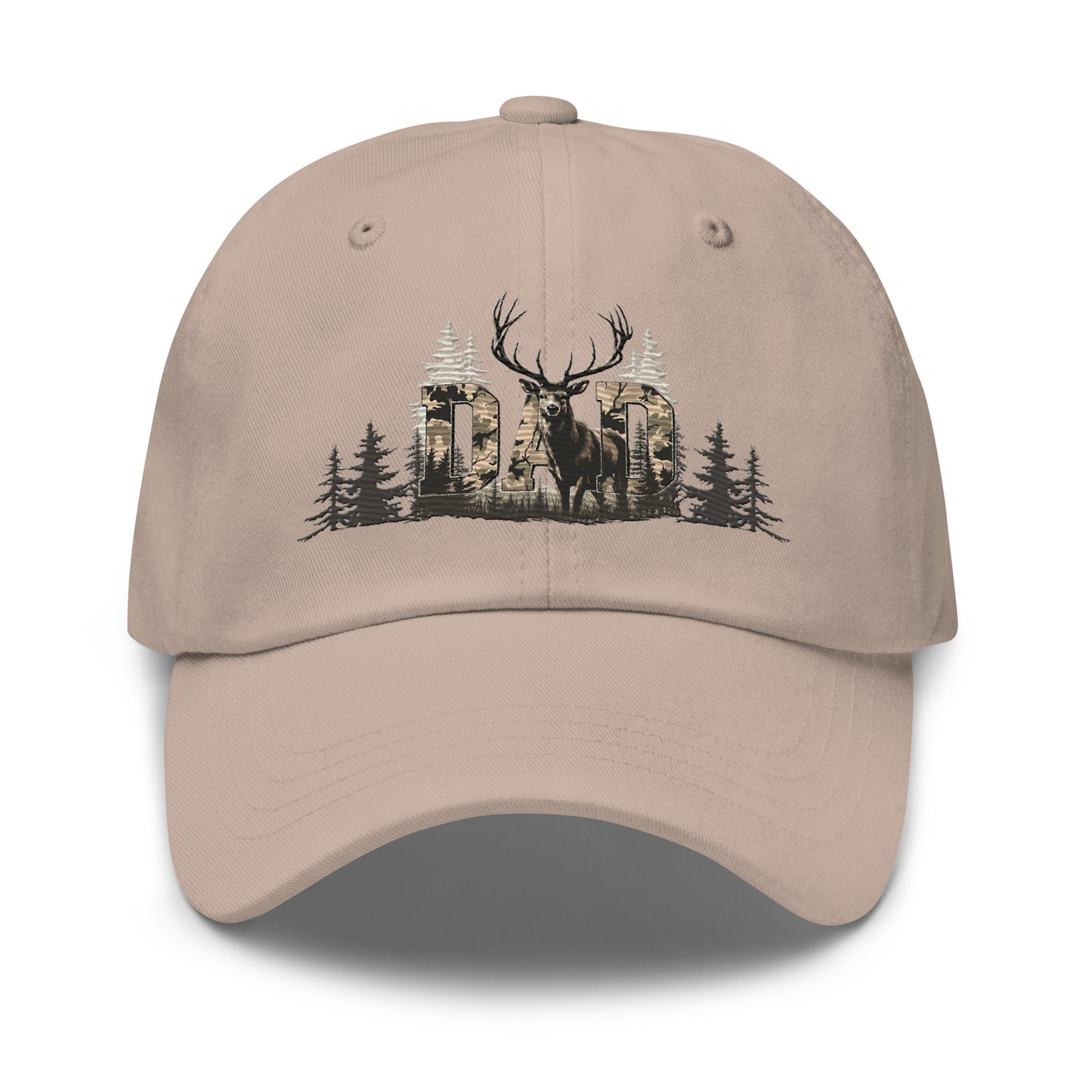 Camo Dad Embroidered Cap