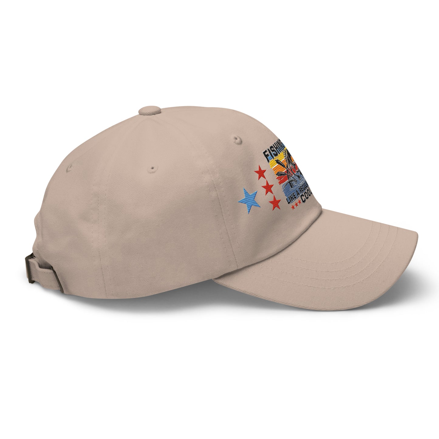 Fishing Dad Embroidered Cap
