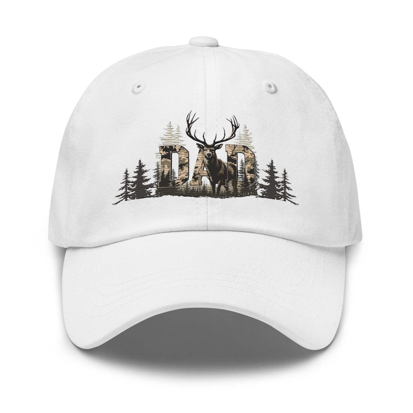 Camo Dad Embroidered Cap